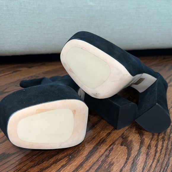 STUART WEITZMAN Skyhigh suede platform ankle boots - Picture 9 of 9